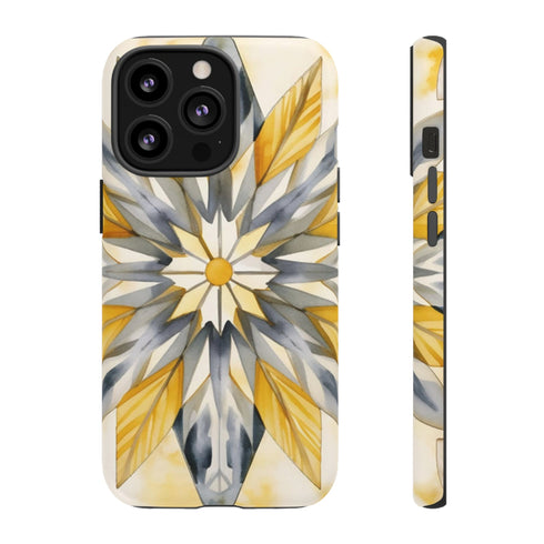Sunshine Bloom Mosaic - Impact Resistant Phone Case iPhone 13 Pro Matte